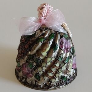 Cloisonne Fruit Bell Vintage Czech Republic